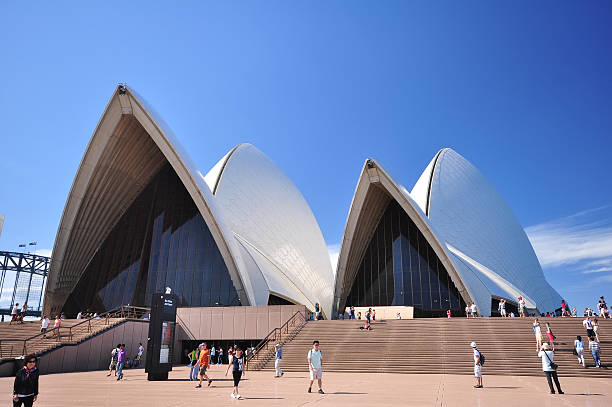 View of Sydney Opera House stock photo