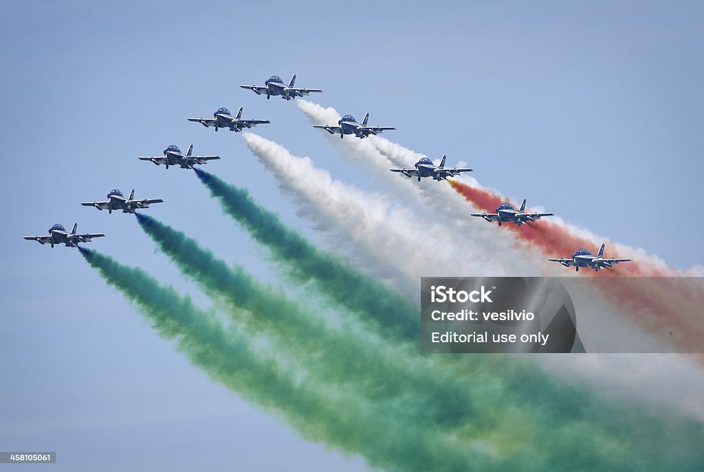 Frecce Tricolori - Royalty-free Frecce Tricolori Foto de stock