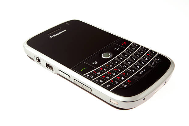 blackberry bold 9000 - trackball foto e immagini stock