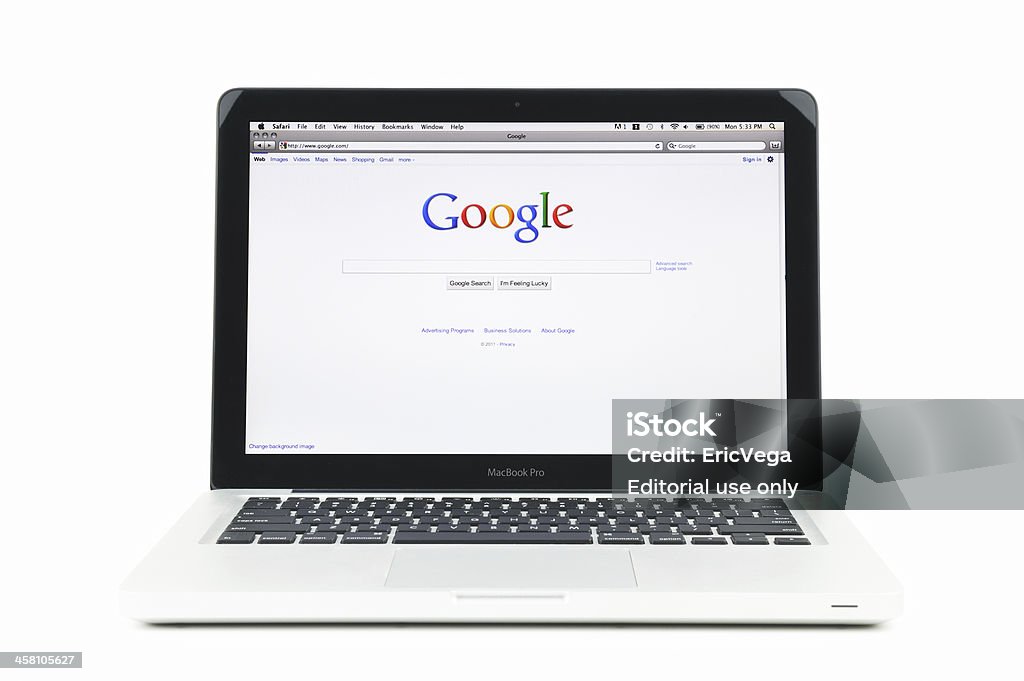 Google Search Engine Home Page On Macbook Pro Stock Photo - Download Image  Now - Google - Brand-name, Searching, MacBook - iStock