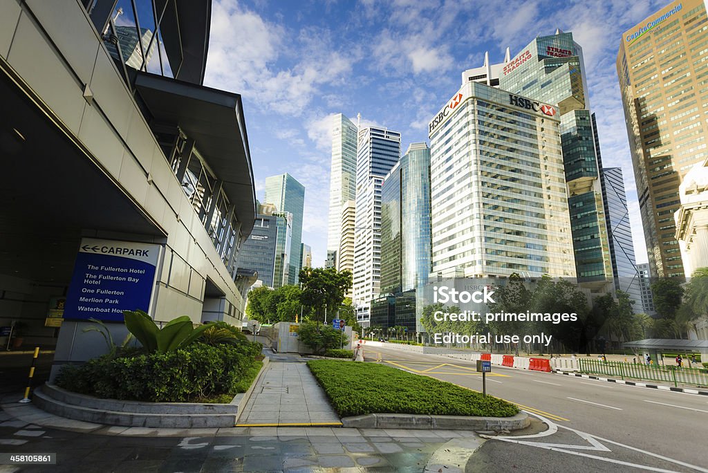 Finansowej dzielnicy Singapuru - Zbiór zdjęć royalty-free (Architektura)