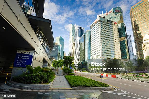 Finansowej Dzielnicy Singapuru - zdjęcia stockowe i więcej obrazów Architektura - Architektura, Azja, Azja Wschodnia