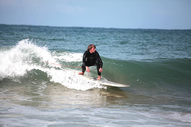 Surfing the Ocean stock photo