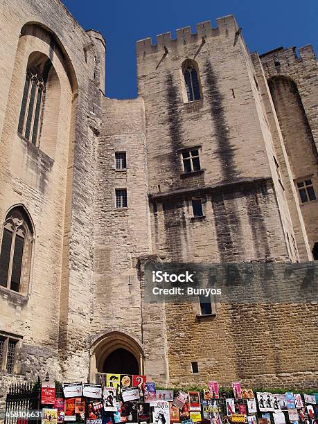 The Popes Palace In Avignon France Stock Photo - Download Image Now - Advertisement, Ancient, Architecture