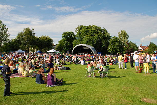 Tentertainment music festival, England stock photo