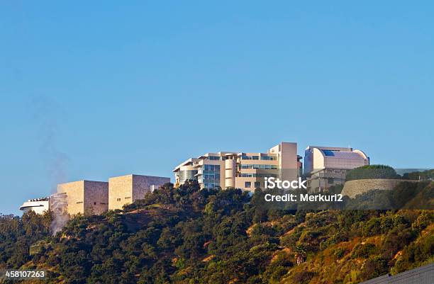 Das Getty Museum Bei Sonnenaufgang Stockfoto und mehr Bilder von Getty Center - Getty Center, Los Angeles, Architektur