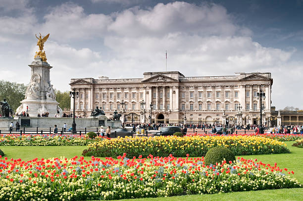 バッキンガム宮殿、ロンドン - palace buckingham palace london england famous place ストックフォトと画像