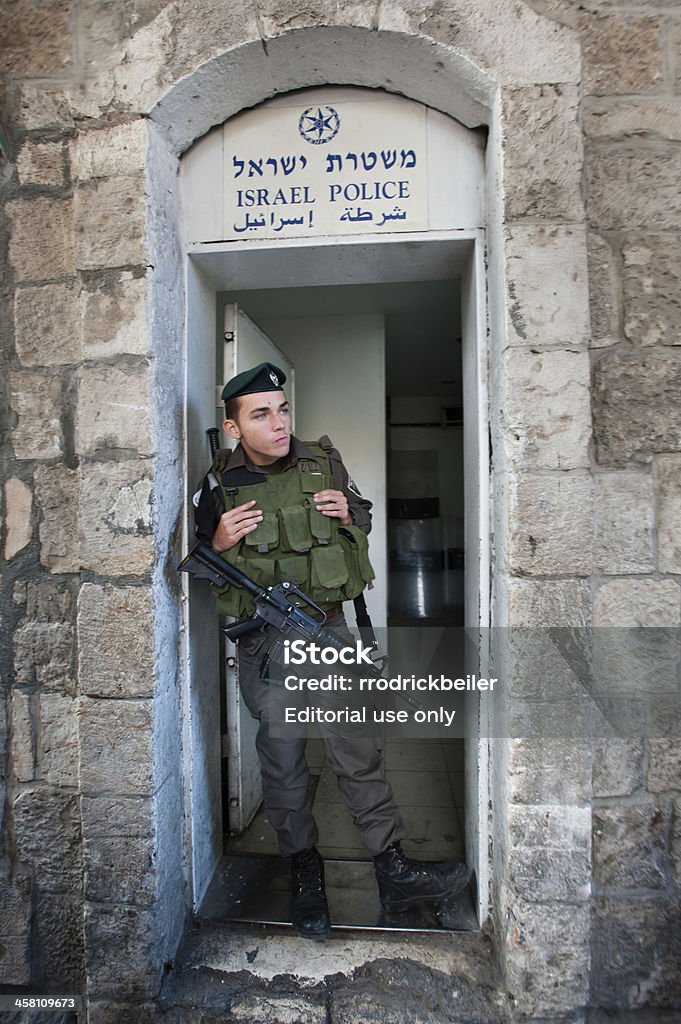 Police israélienne à Jérusalem - Photo de Police libre de droits