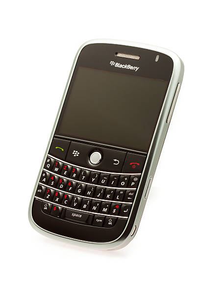 blackberry audacieux 9000 - blackberry telephone mobile phone isolated photos et images de collection