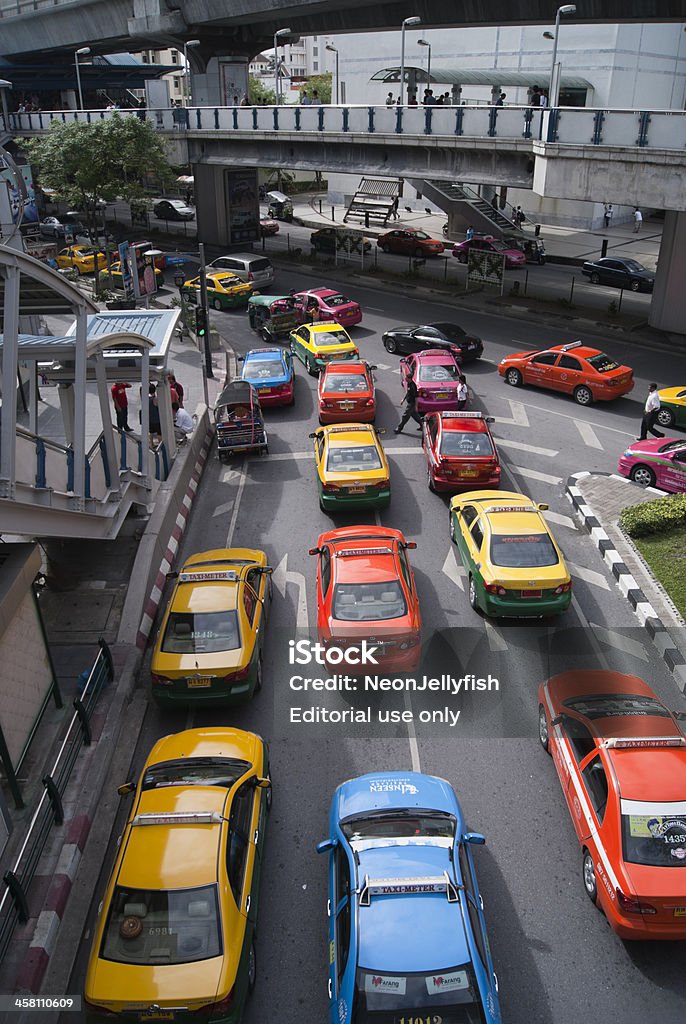 Animation des rues de Bangkok - Photo de Affluence libre de droits