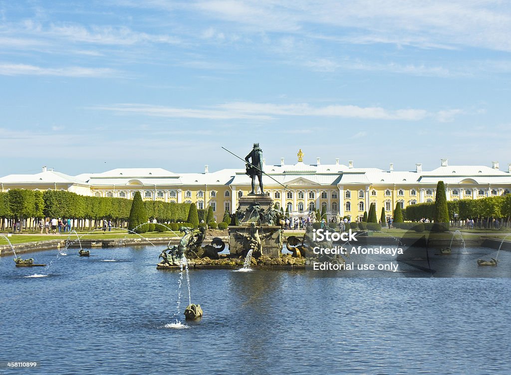 Peterhof, Rússia - Foto de stock de Arquitetura royalty-free