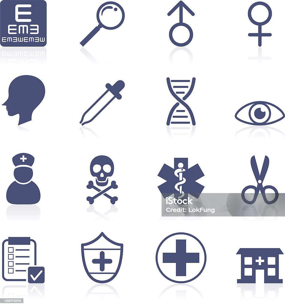 Medical icon collection Anatomy stock vector