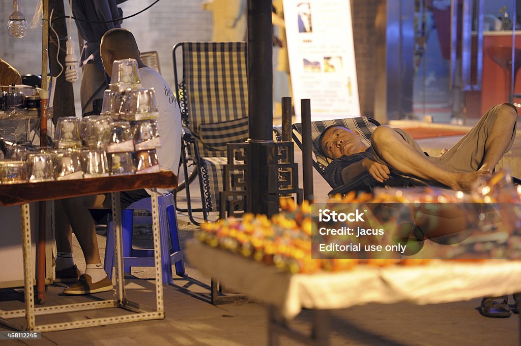 Les vendeurs de rue market à Xi'an - Photo de Affaires libre de droits