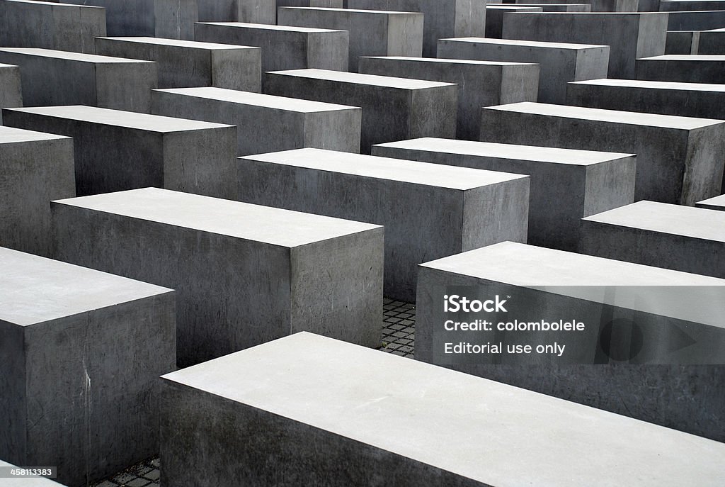 Museo dell'Olocausto Monumento, Berlino, Germania - Foto stock royalty-free di A forma di blocco