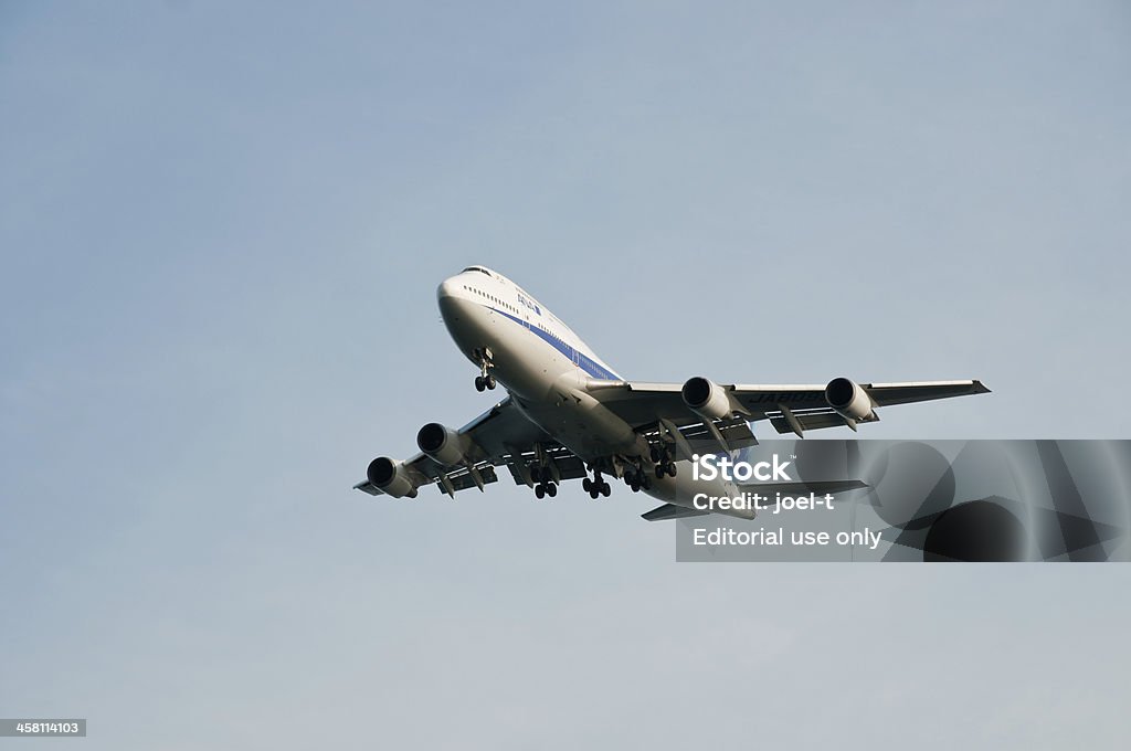 ANA Boeing 747 - Foto stock royalty-free di Acacia albida