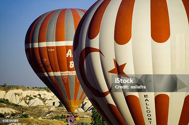 Balonów Na Ogrzane Powietrze Nad Kapadocja - zdjęcia stockowe i więcej obrazów Anatolia - Anatolia, Aranżować, Azja