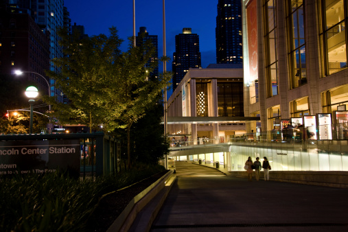 New York, United States -July 1, 2011:   Lincoln Center for the Performing Arts. Photo shot in the evening.