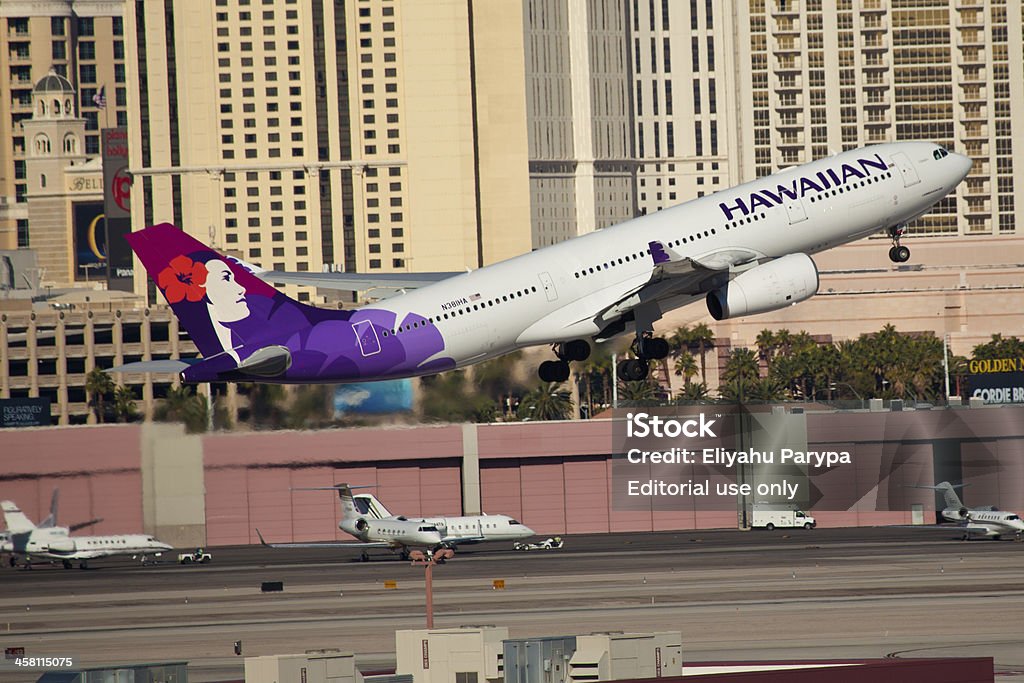 Airbus A 330-200 Hawaiian Airlines - Zbiór zdjęć royalty-free (Fotografika)