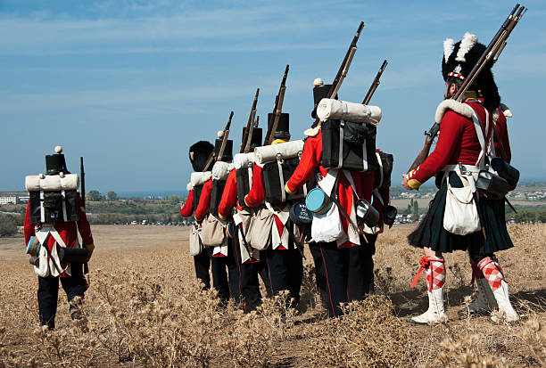 イギリスの兵士の 19 世紀の制服 - military uniform ストックフォトと画像