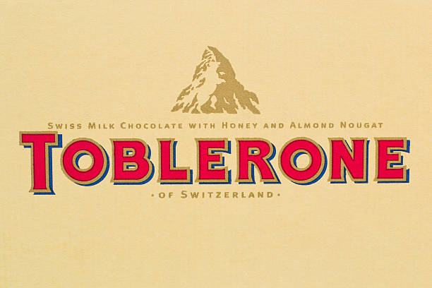 Toblerone logo stock photo