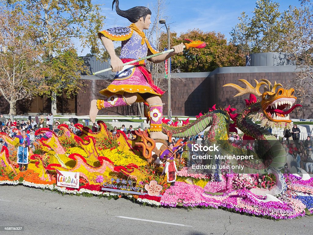 Marcha Tournament of Roses Parade de 2010 - Royalty-free Ao Ar Livre Foto de stock