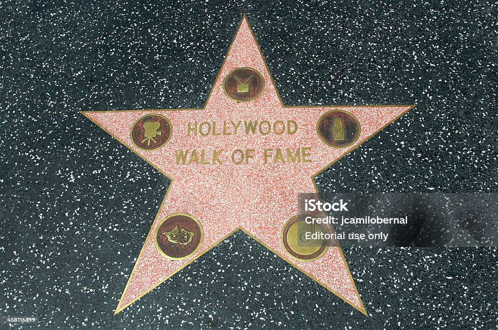 Star di Hollywood Walk of Fame - Foto stock royalty-free di Walk Of Fame