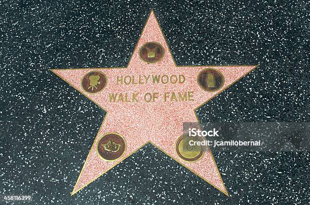 Star Di Hollywood Walk Of Fame - Fotografie stock e altre immagini di Walk Of Fame - Walk Of Fame, Hollywood Boulevard, A forma di stella