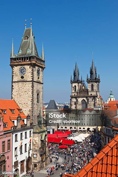 Prague Stock Photo - Download Image Now - Architecture, Blue, Bohemia - Czech Republic