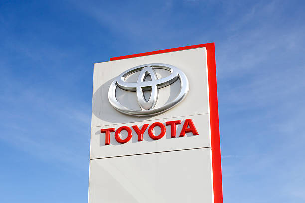 Logotipo de Toyota - foto de stock