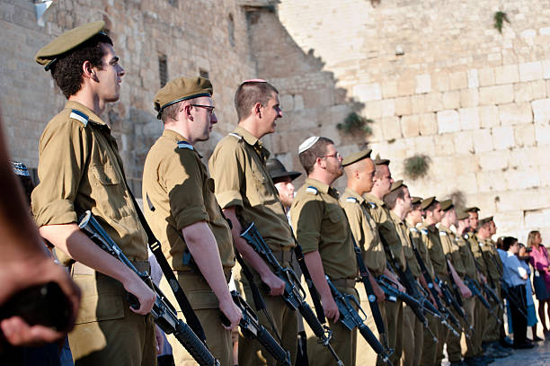 Zionist Jewish Youth Military Camp stock photo