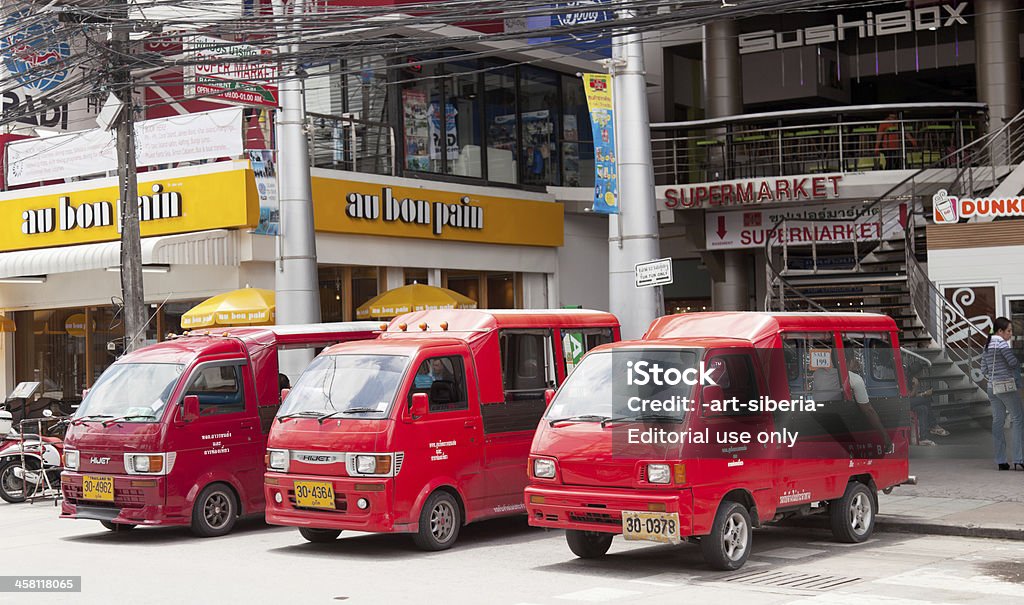 Tuk-Tuk in Patong Stadt - Lizenzfrei Asiatischer und Indischer Abstammung Stock-Foto