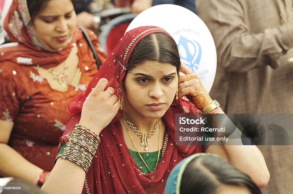 Сикхских поклонниками участие в Baisakhi процессия 2011 г. - Стоковые фото Cult роялти-фри