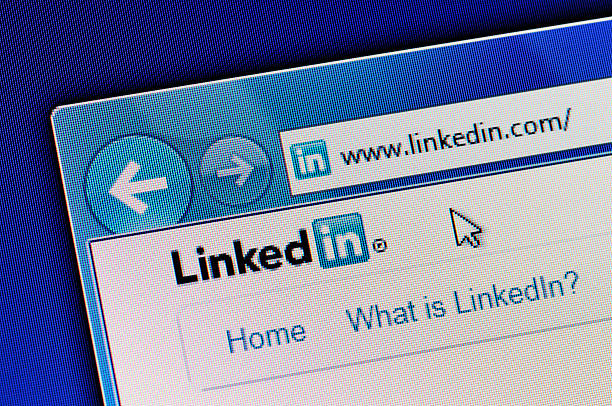 linkedin のウェブサイト - linkedin myspace internet facebook ストックフォトと画像