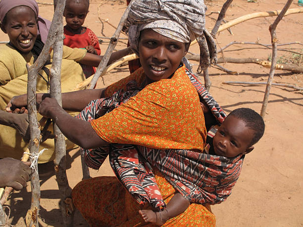 dadaab campo profughi - somalian culture foto e immagini stock