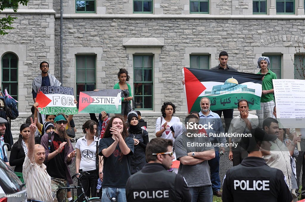 Palästinensische Demonstration - Lizenzfrei Demonstrant Stock-Foto