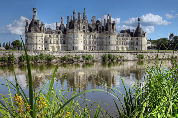 chateau de chambord 04, frankreich - cher stock-fotos und bilder