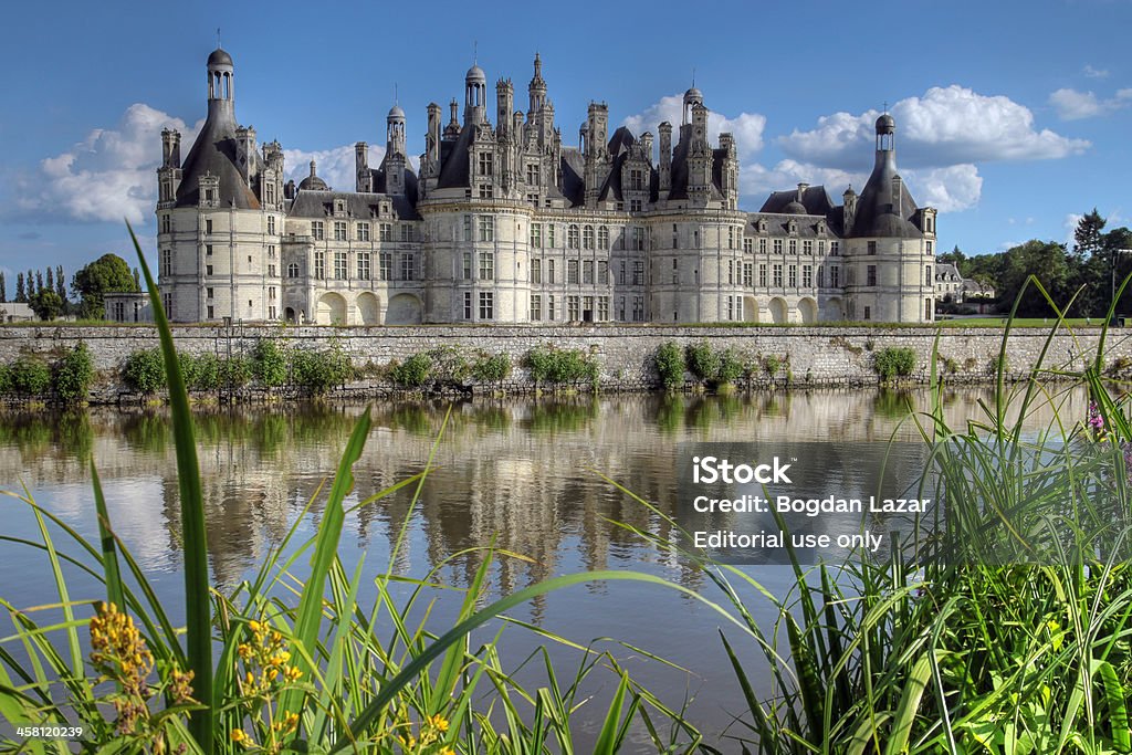 Castelo de Chambord 04, França - Foto de stock de Castelo de Chambord royalty-free