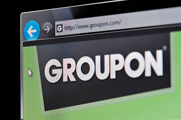 groupon internetowej - www internet http blue zdjęcia i obrazy z banku zdjęć