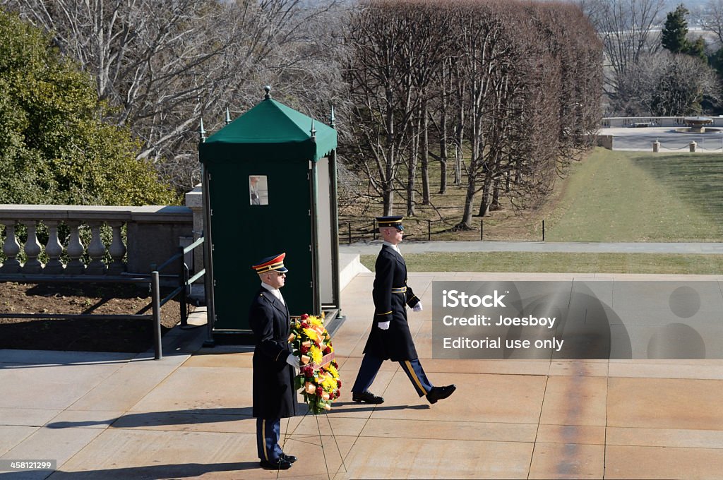 US Marine guardia de Honor - Foto de stock de Aire libre libre de derechos