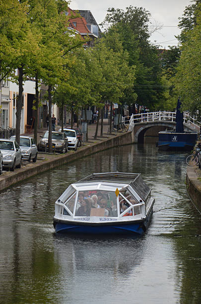 Delft Canal Cruise stock photo