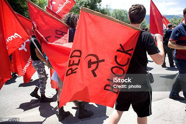 Foto de Jovem Militantes e mais fotos de stock de Adulto - Adulto, Bandeira, Caos