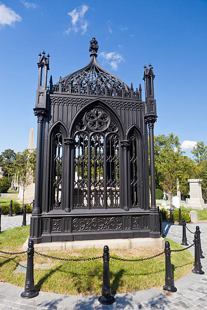 墓の大統領のジェームズ・モンロー - richmond virginia james monroe tomb the americas north america ストックフォトと画像