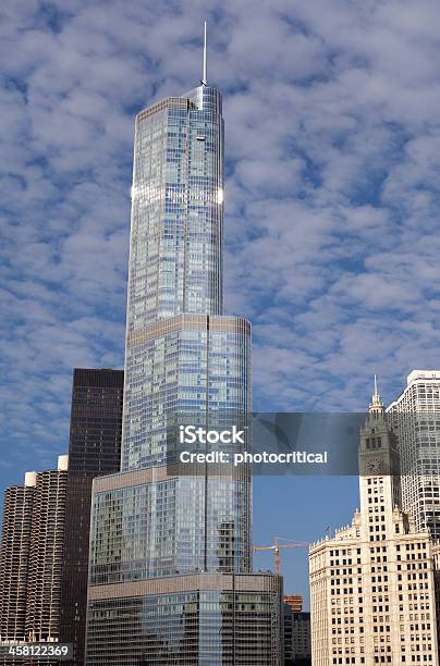 Trump Tower Chicago Stock Photo - Download Image Now - 2012, Architectural Feature, Architecture