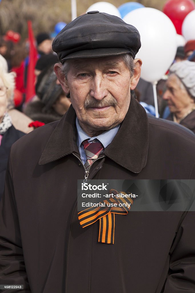 Veterano de guerra da Segunda Guerra Mundial II - Royalty-free 70 anos Foto de stock