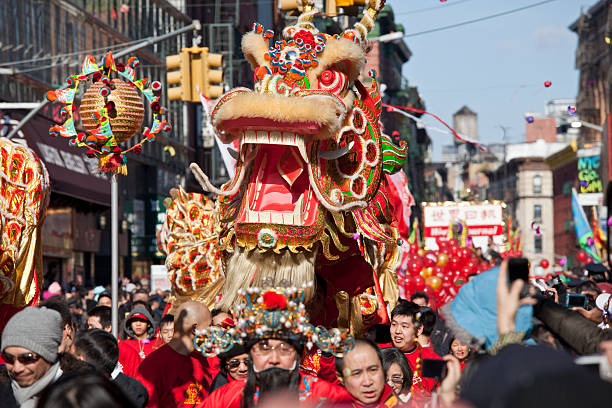 Chinese New Year Parade stock photo