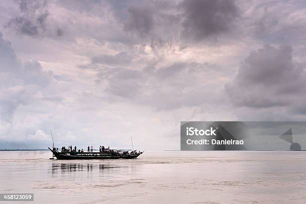 Ferry Boat On Route To Majuli Island Assam India Stock Photo - Download Image Now