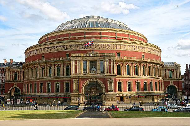알무데나 알베르트 홀, 런던, 영국, 영국, 늦은 오후에 일광 절약 - national concert hall 뉴스 사진 이미지