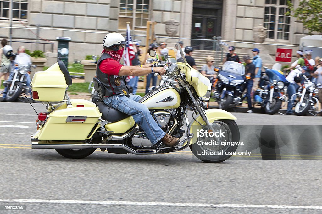 Motocicletas em Washington, DC para as Thunder - Foto de stock de Bandana - Acessório royalty-free