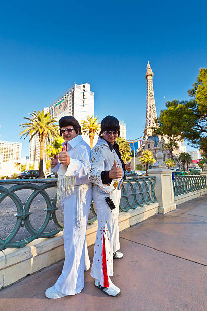 Las Vegas, USA - March 01,2017: Panoramic view of Las Vegas Chinatown. It is located on Spring Mountain Road which is within blocks from downtown.
