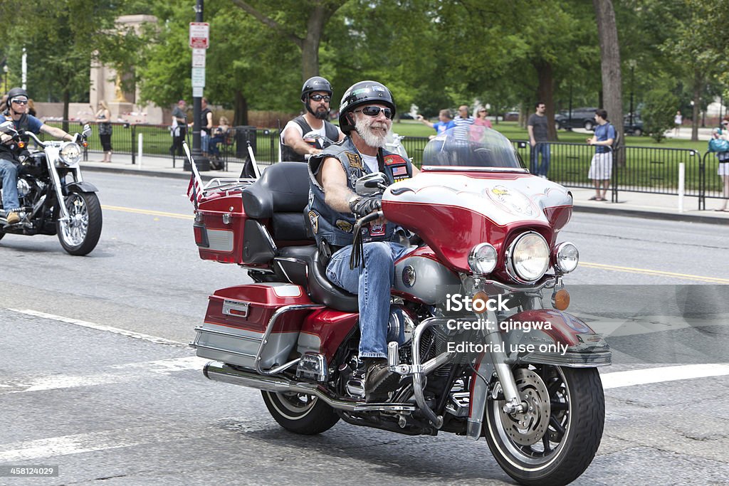 Motocicletas em Washington, DC para as Thunder - Foto de stock de Harley Davidson royalty-free